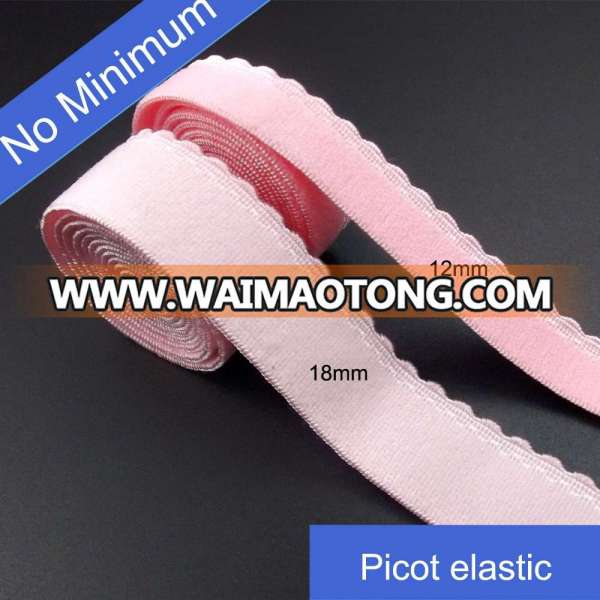 18mm Custom Colors Bra Soft Elastic Band in Low Minimum