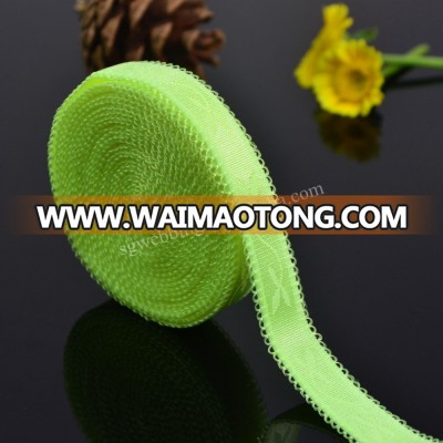 nylon elastic jacquard tape with picot