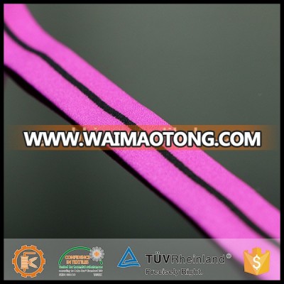 Promotional Shantou Shangang soft woven stripe elastic band for bra