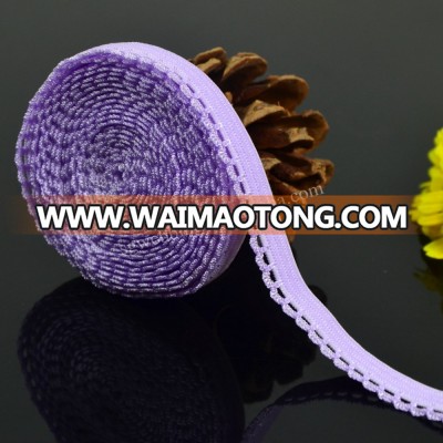 elastic lycra knitted bra strap with picot